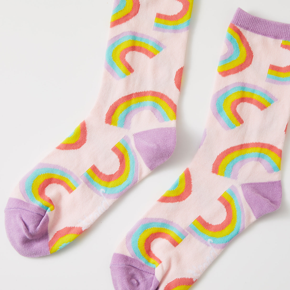 Rainbow Print Socks