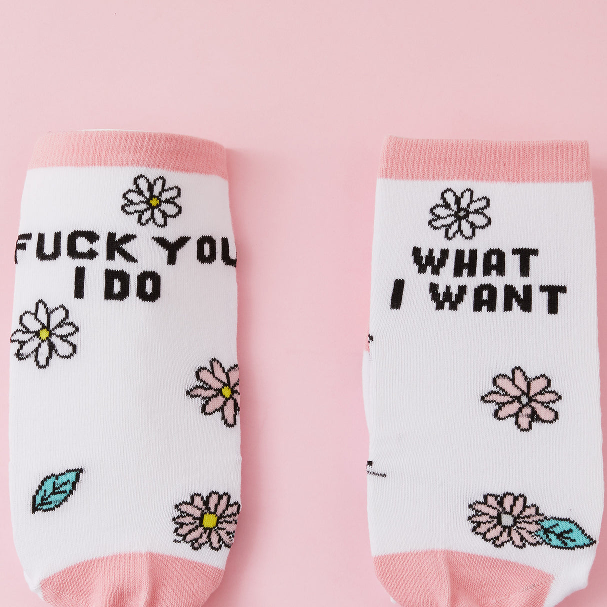 I Do What I Want Sweary Socks