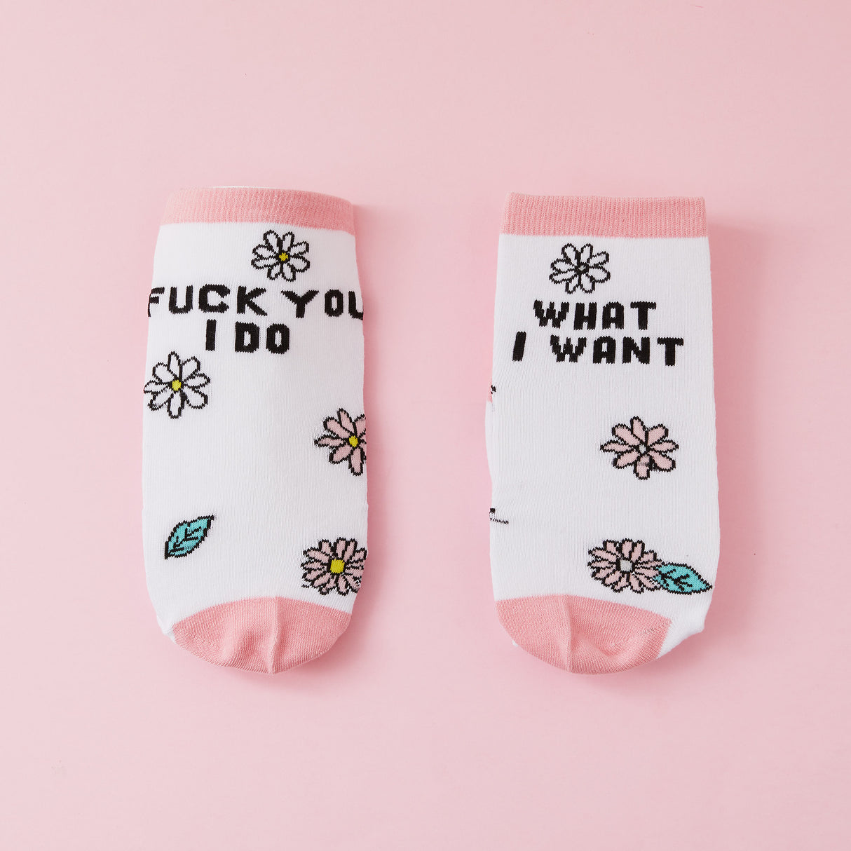 I Do What I Want Sweary Socks
