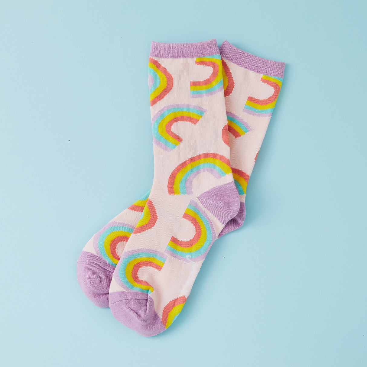 Rainbow Print Socks