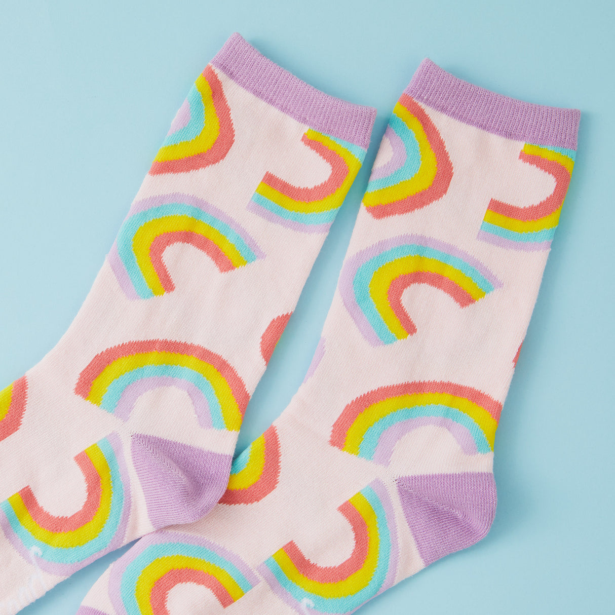 Rainbow Print Socks