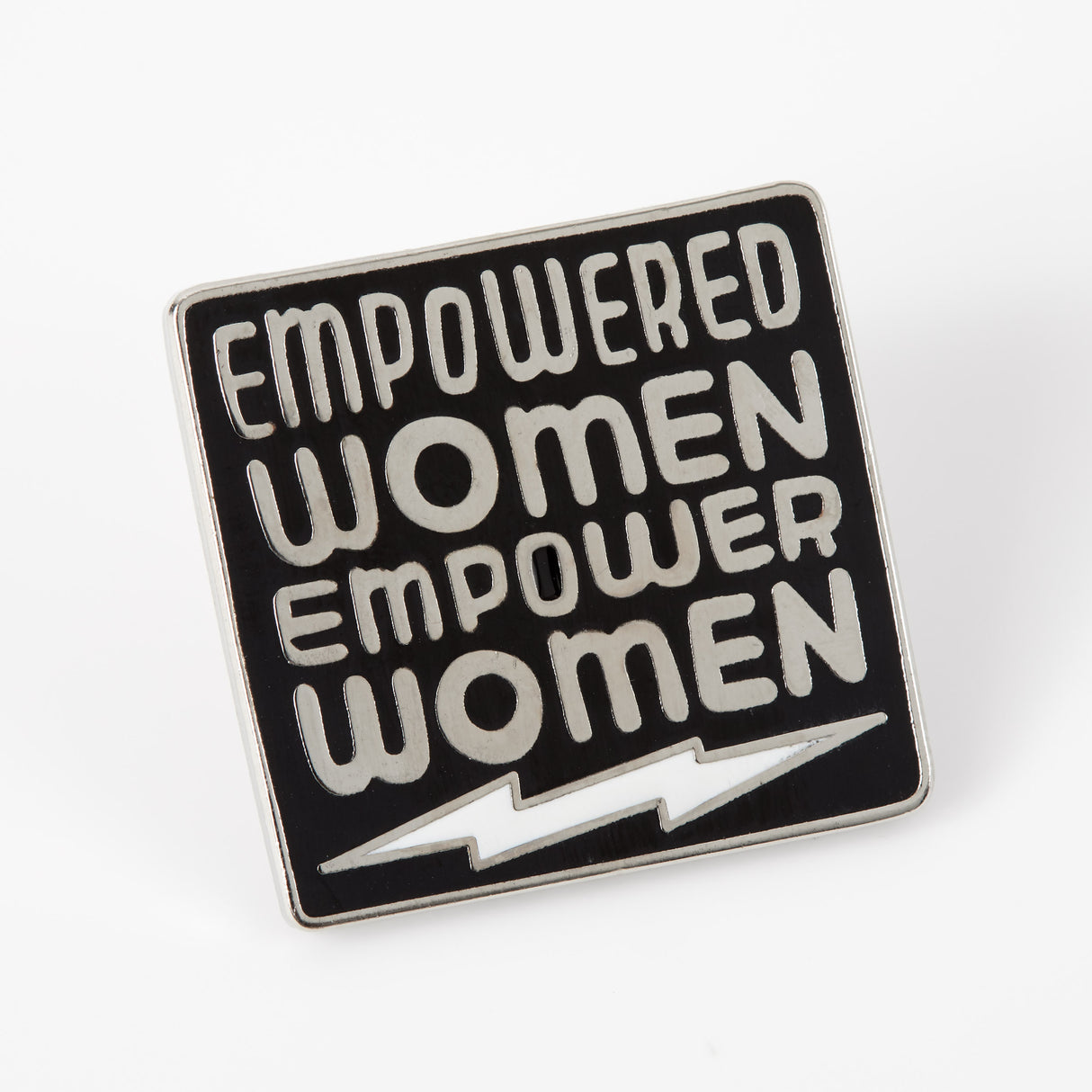 Empowered Women Empower Women Black Enamel Pin - Limited Edition