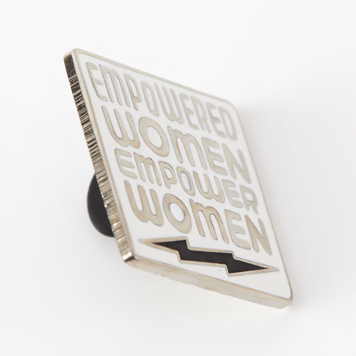 Empowered Women Empower Women White Enamel Pin - Limited Edition