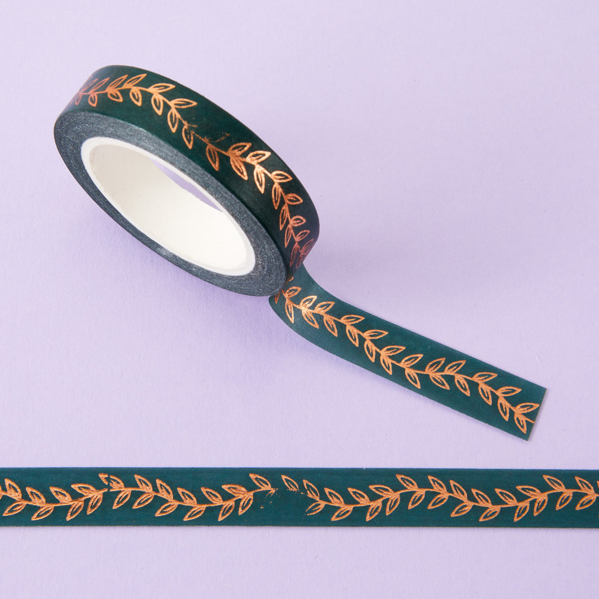 Foil Copper Leaves Washi Tape