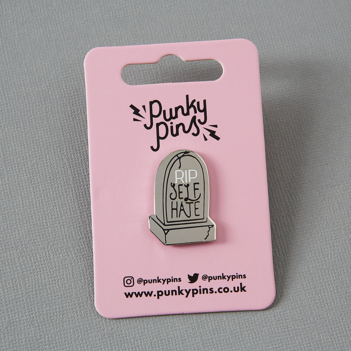 RIP Self Hate Enamel Pin