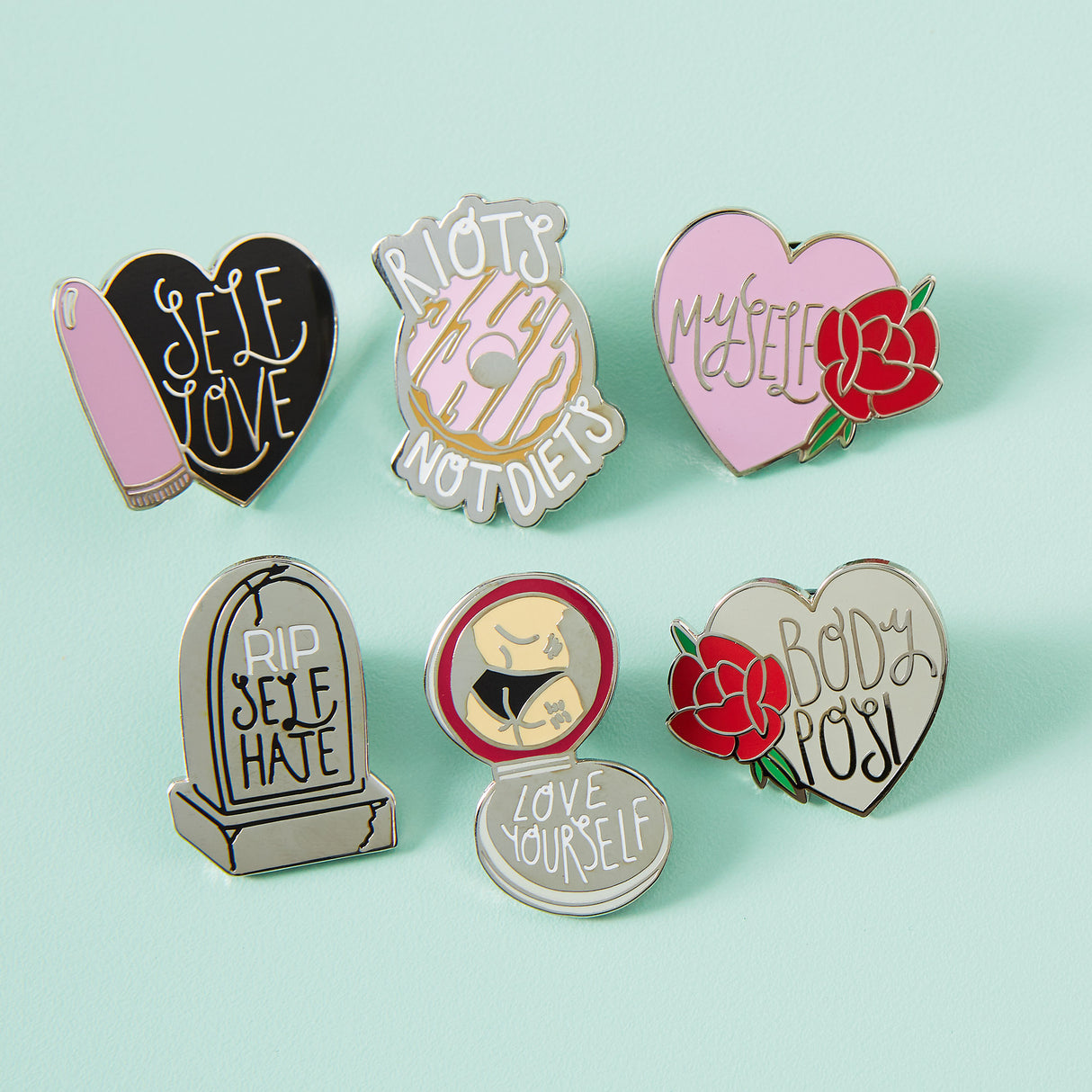 RIP Self Hate Enamel Pin