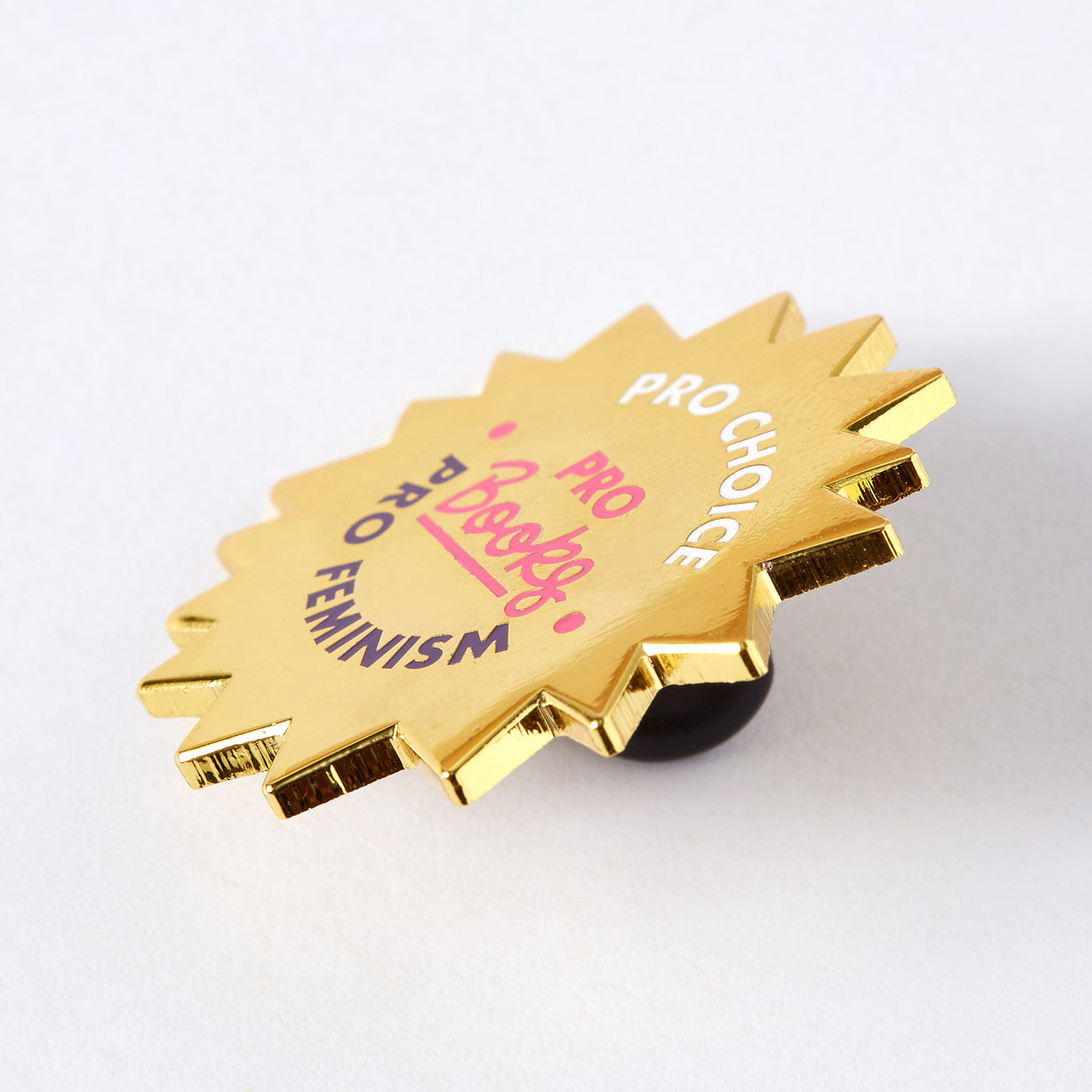 Pro Choice, Pro Books, Pro Feminism Enamel Pin