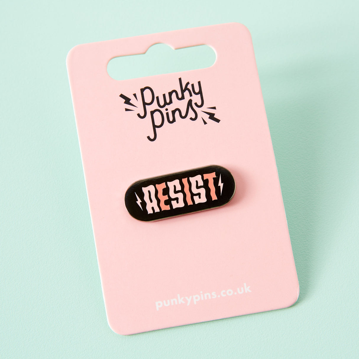 Resist Enamel Pin