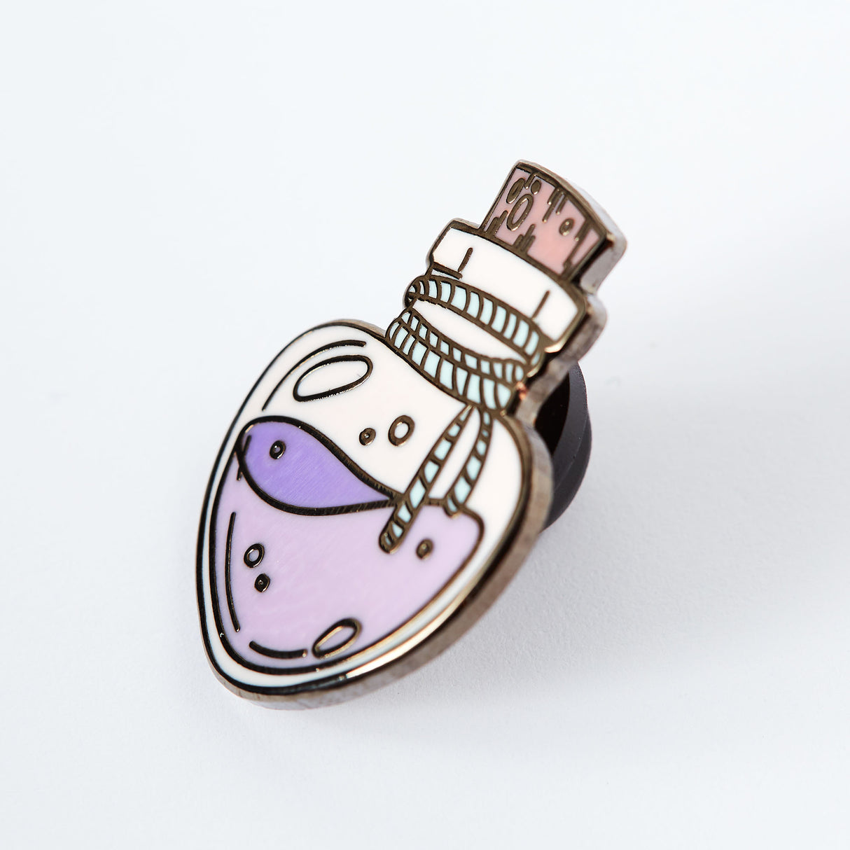 Love Potion Bottle Enamel Pin