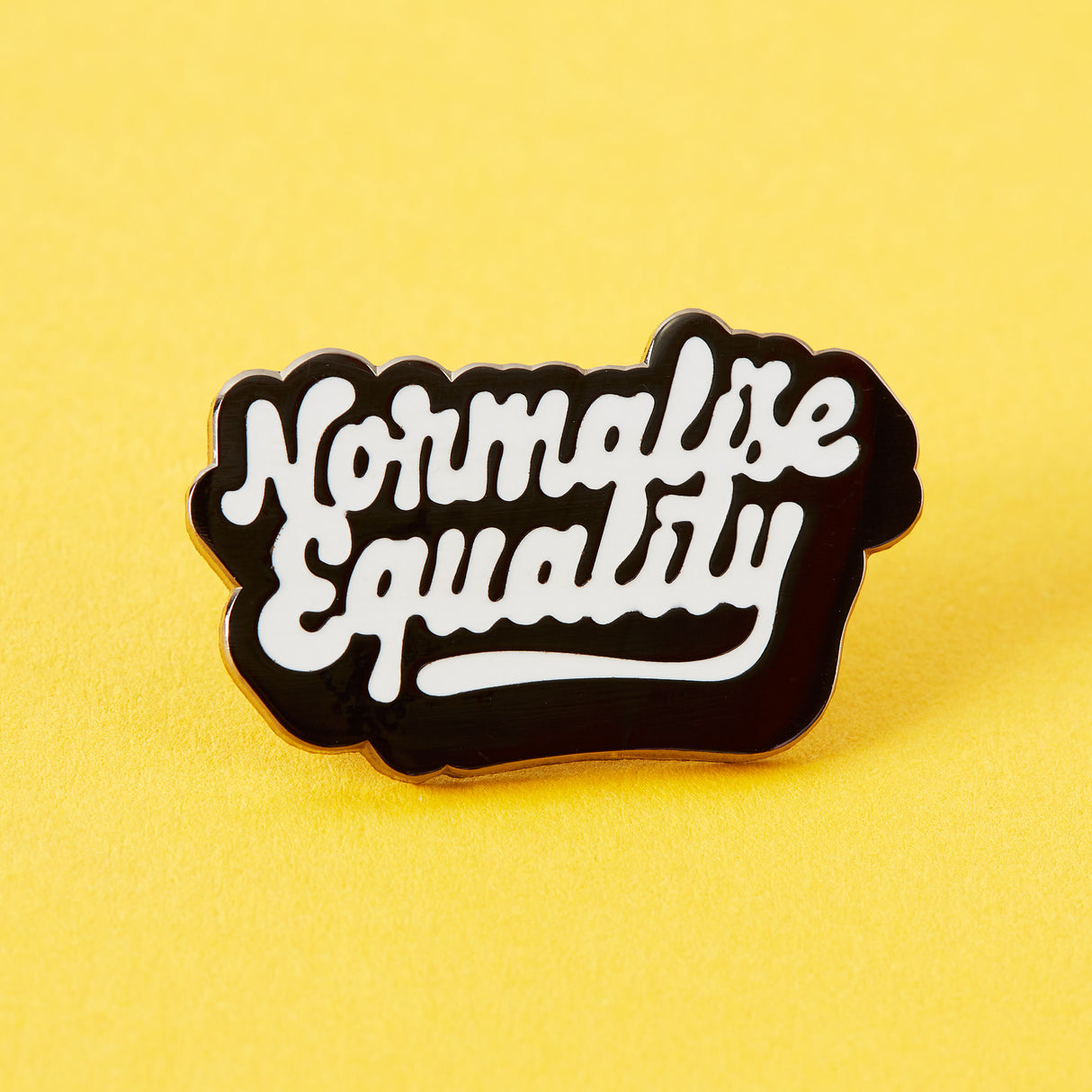 Normalise Equality Enamel Pin