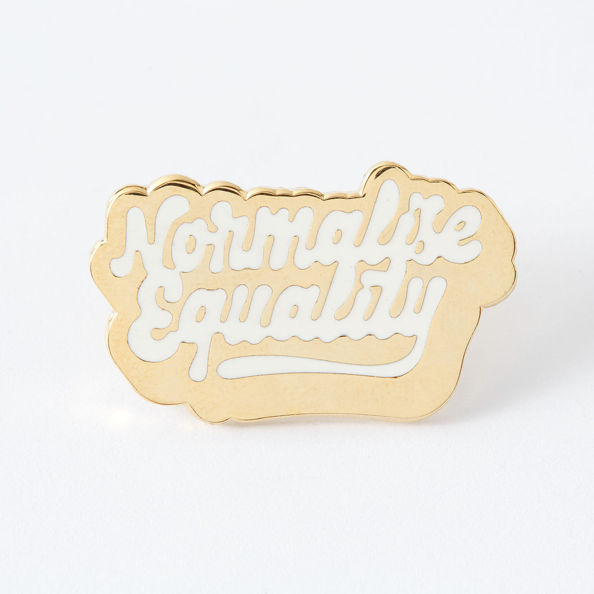 Normalise Equality Enamel Pin