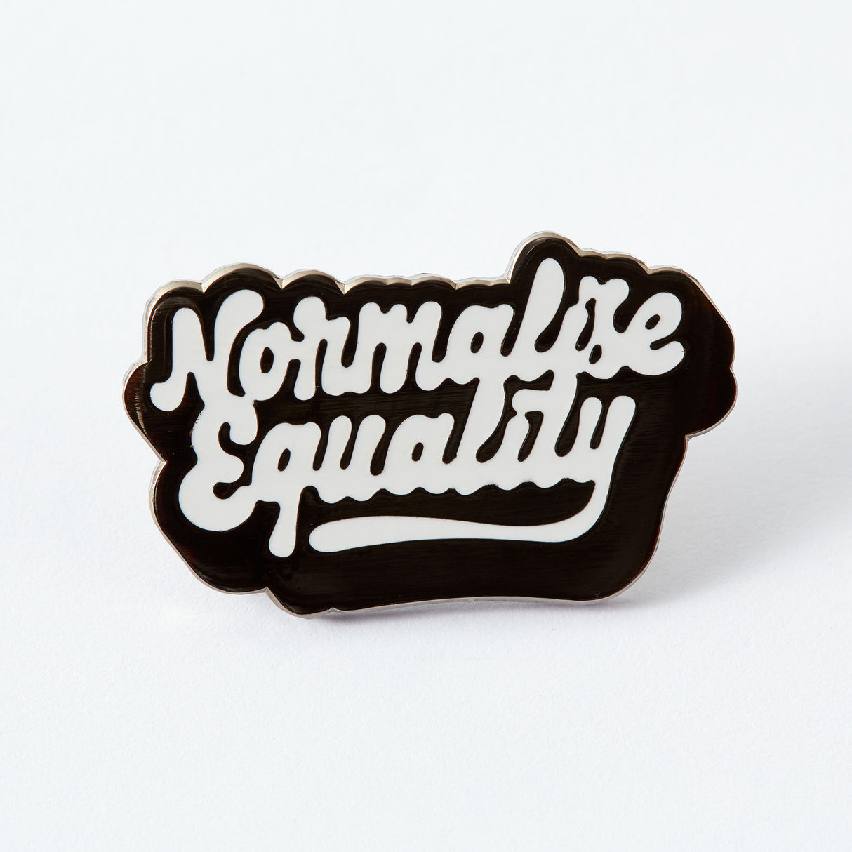 Normalise Equality Enamel Pin