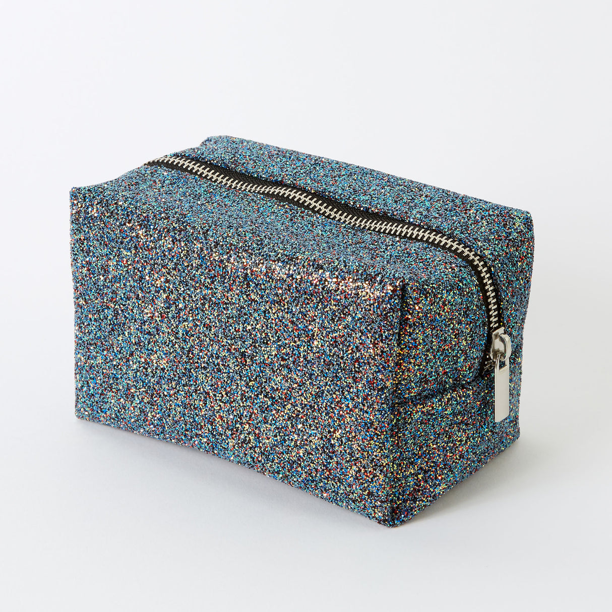Black Glitter Make Up Bag
