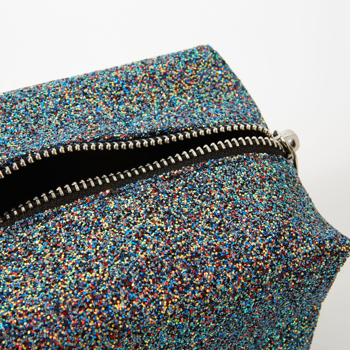 Black Glitter Make Up Bag