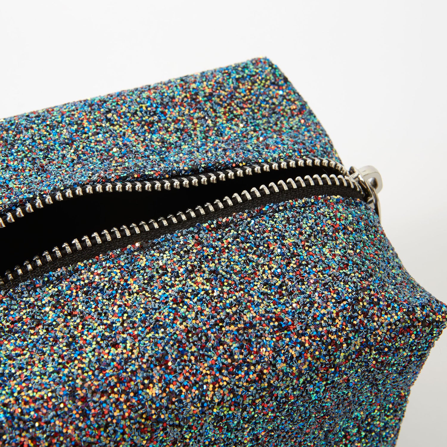 Black Glitter Make Up Bag