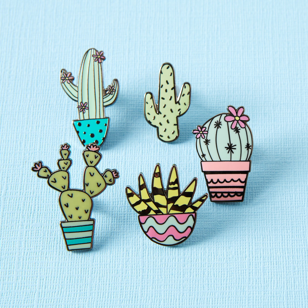 Prickly Pear Cactus Enamel Pin
