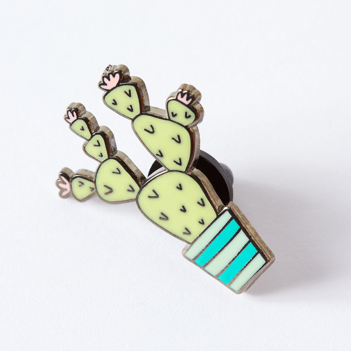 Prickly Pear Cactus Enamel Pin