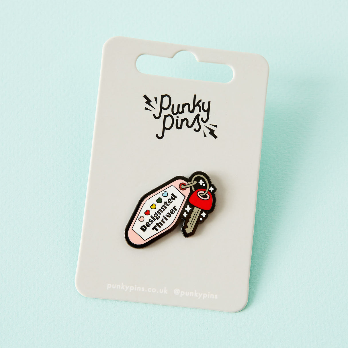 Designated Thriver Enamel Pin