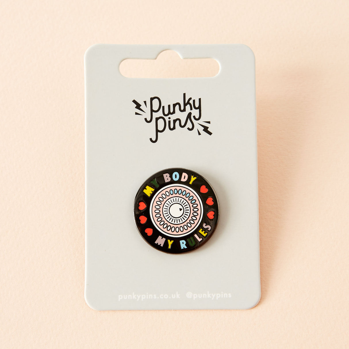 My Body My Rules Enamel Pin