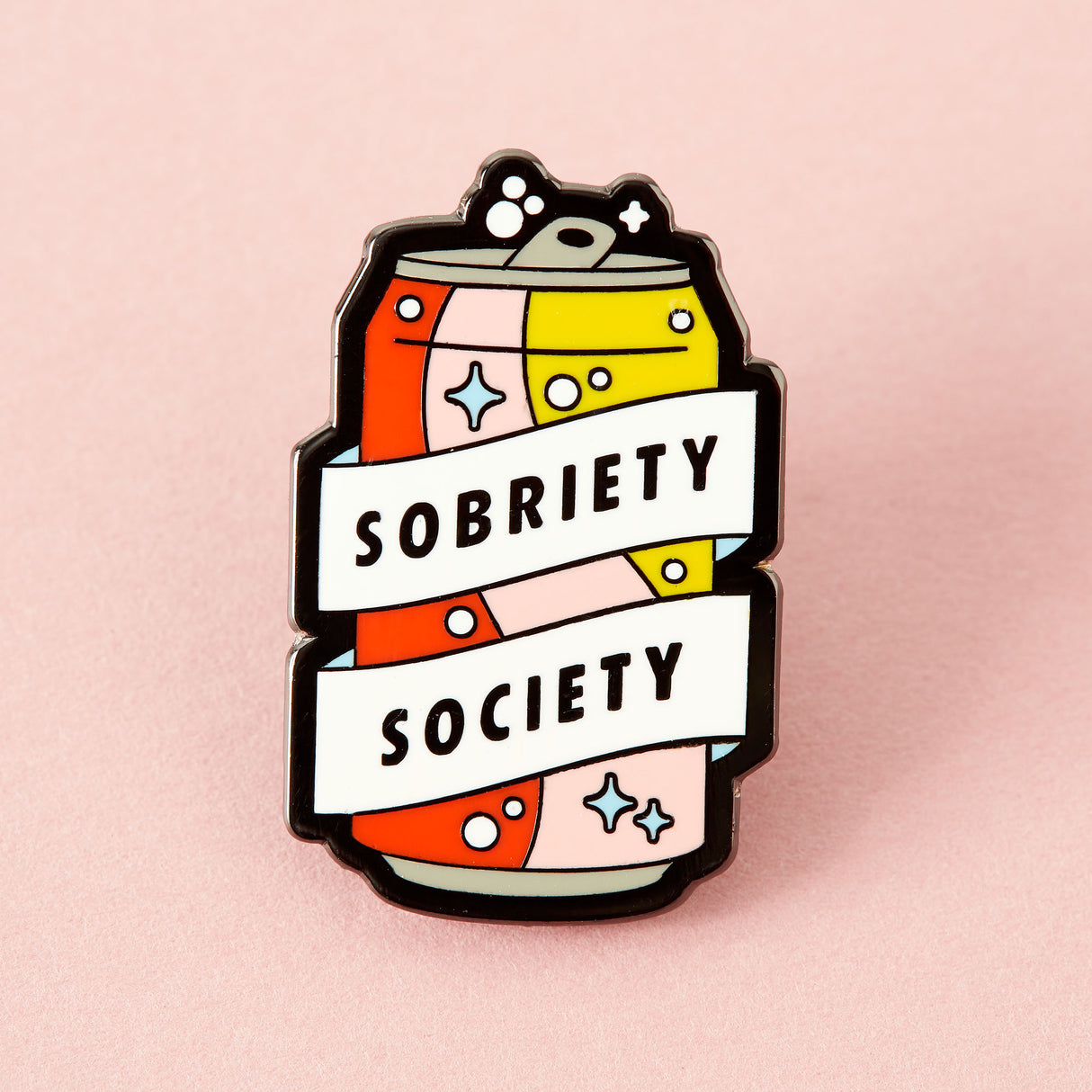 Sobriety Society Enamel Pin