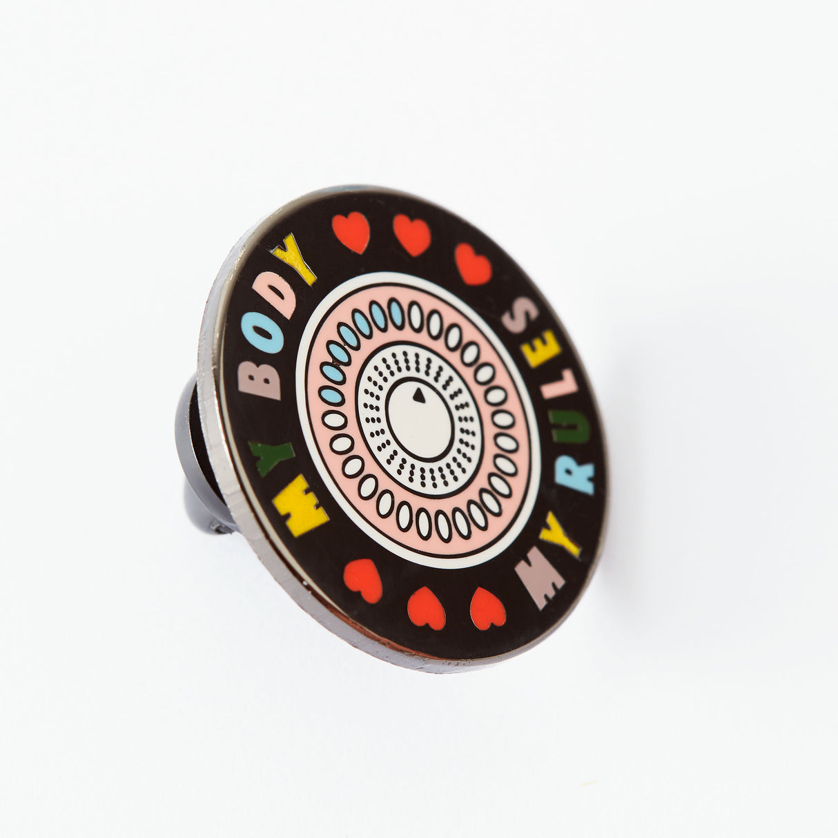 My Body My Rules Enamel Pin