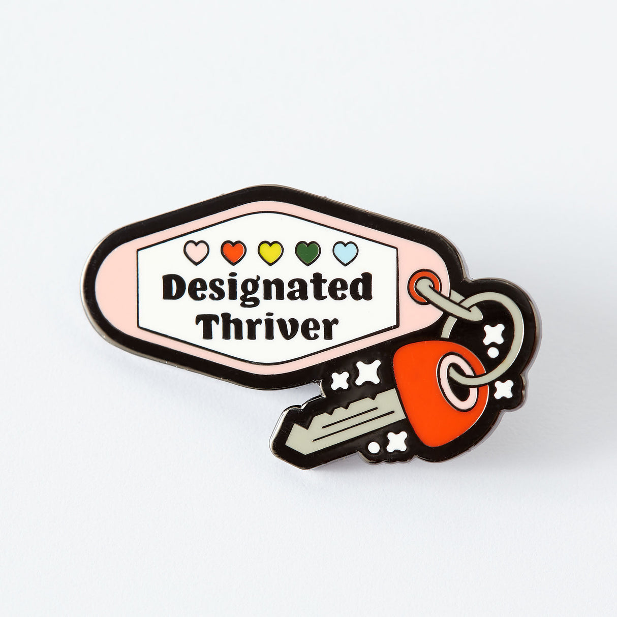 Designated Thriver Enamel Pin