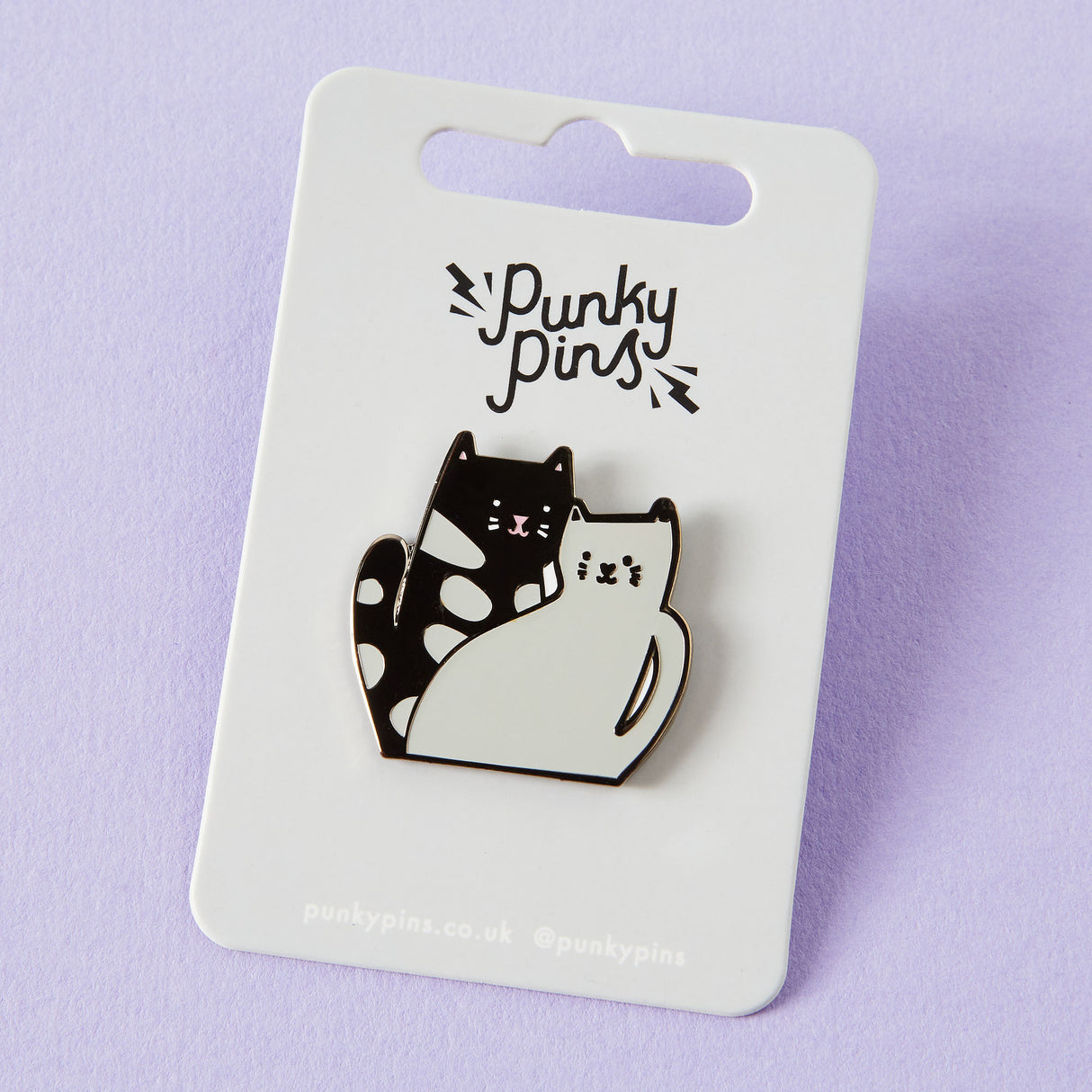 Cat-twins Enamel Pin