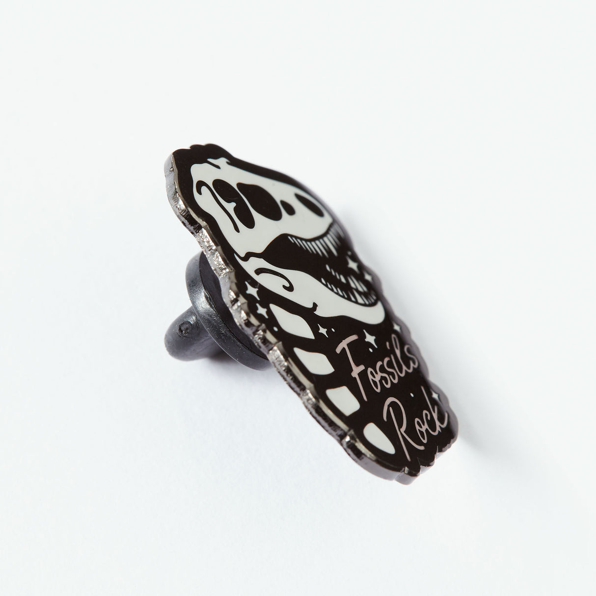 Fossils Rock Dinosaur Enamel Pin