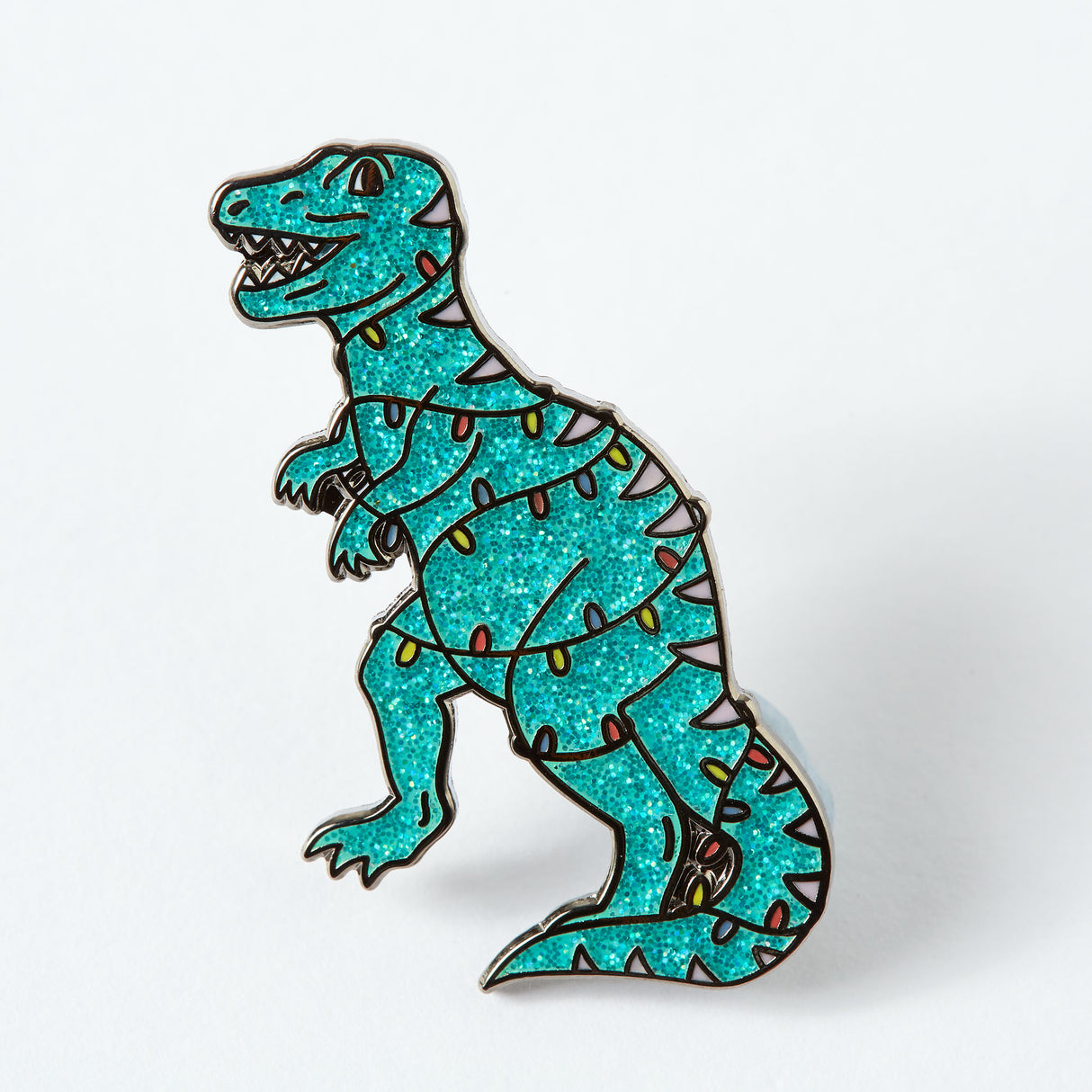 Christmas Dinosaur Enamel Pin