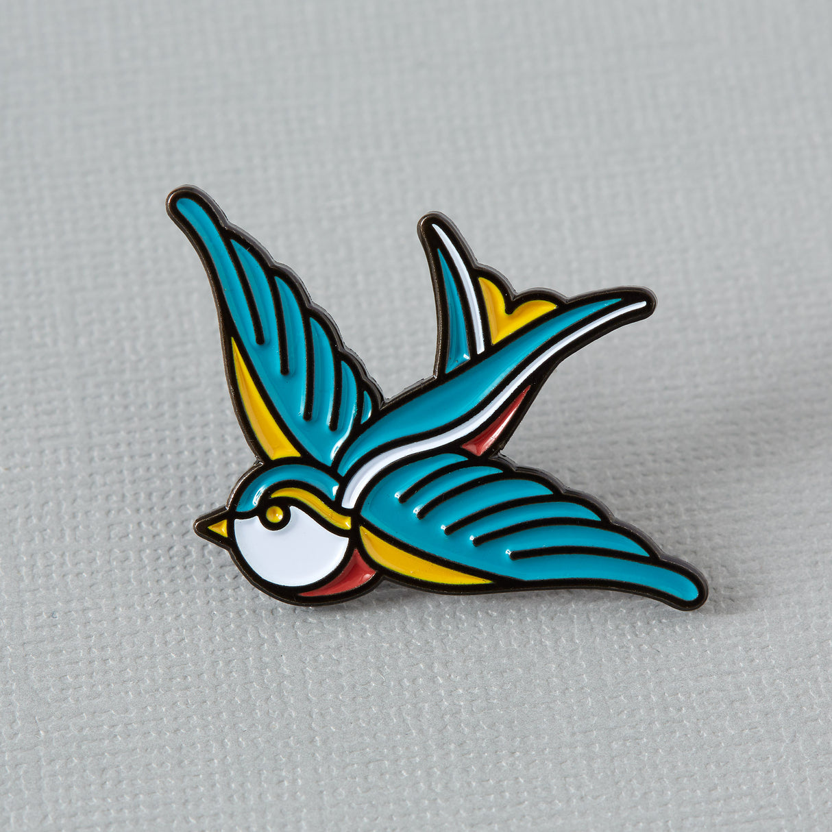 Swallow Tattoo Inspired Enamel Pin