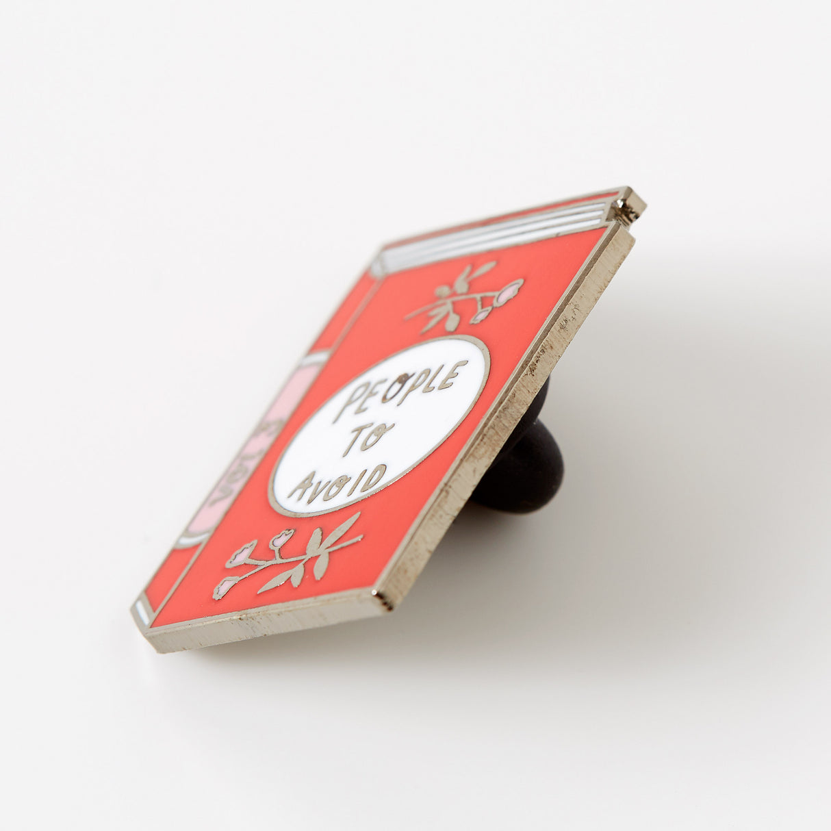 People To Avoid Book Enamel Pin