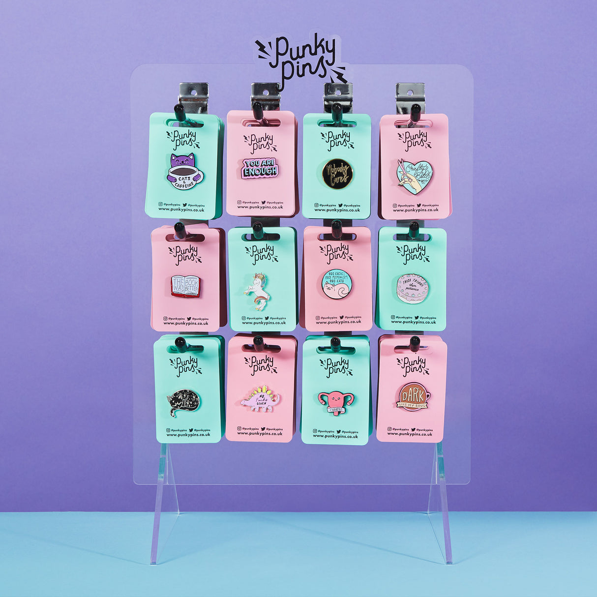 Punky Pins Point of Sale Retail Display