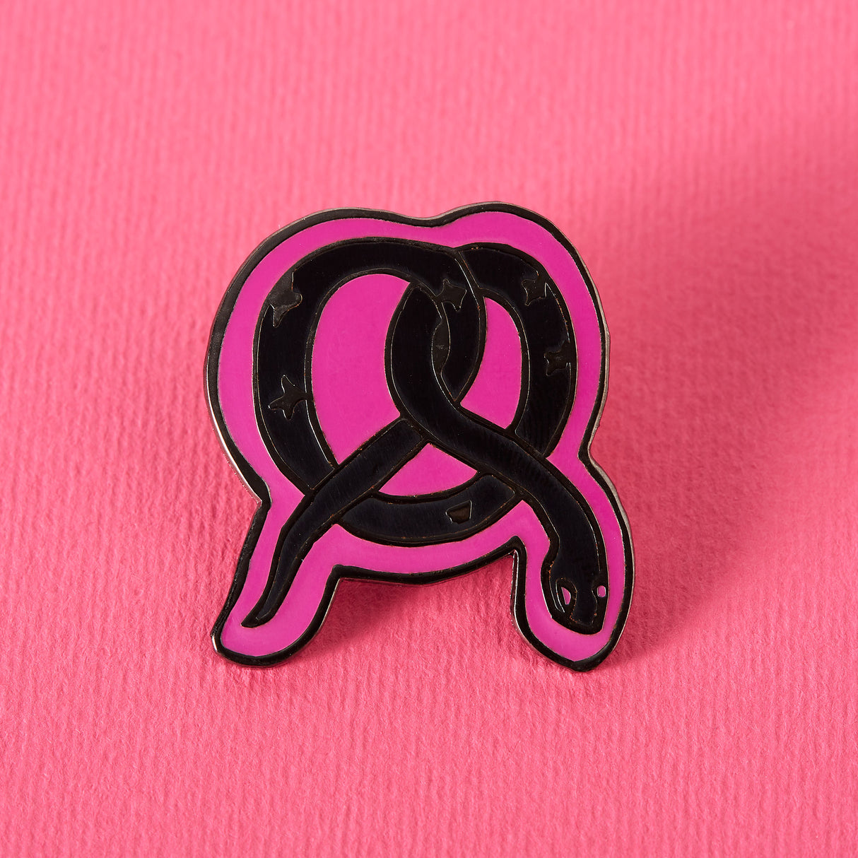 Pretzel Snake Enamel Pin
