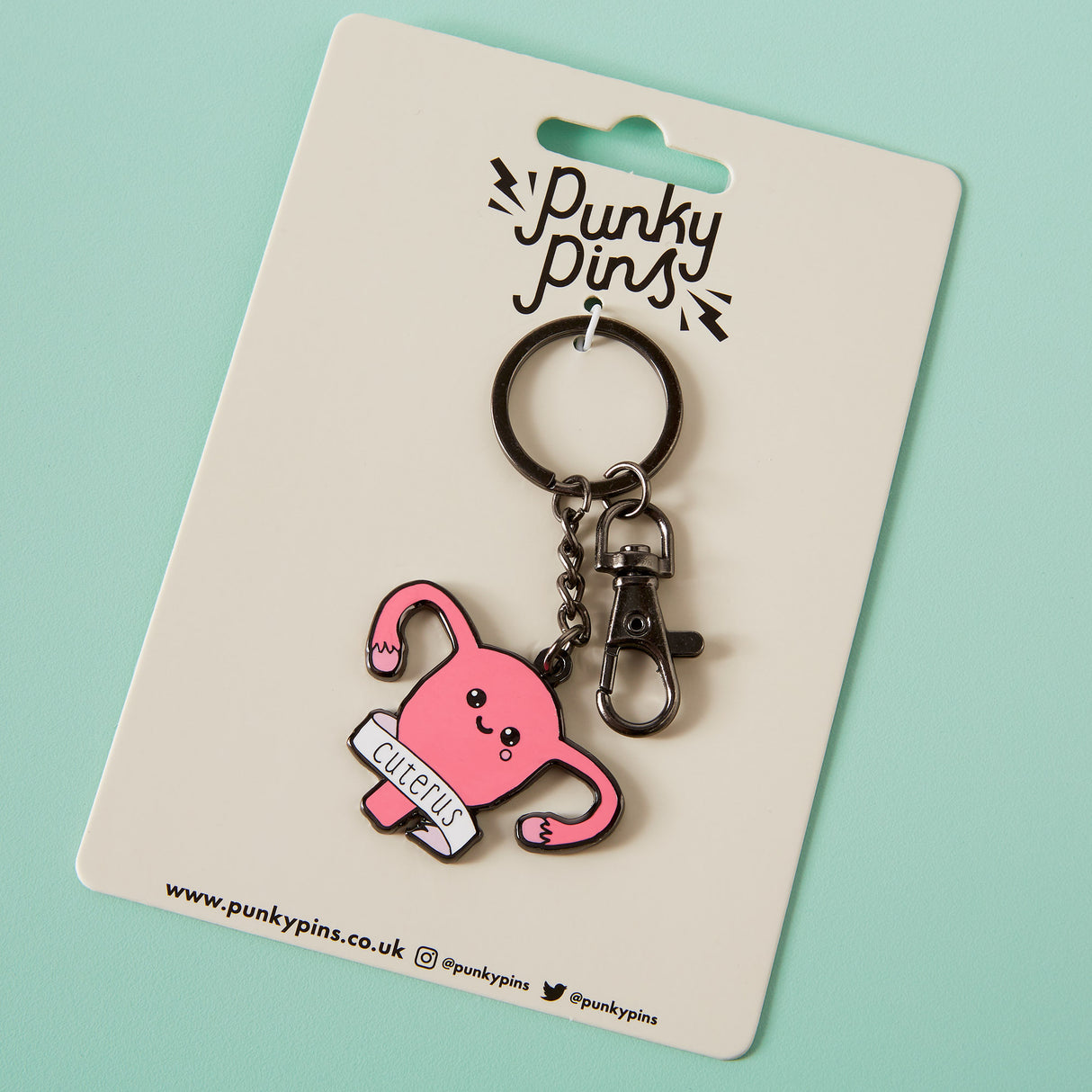 Cuterus Enamel Keyring