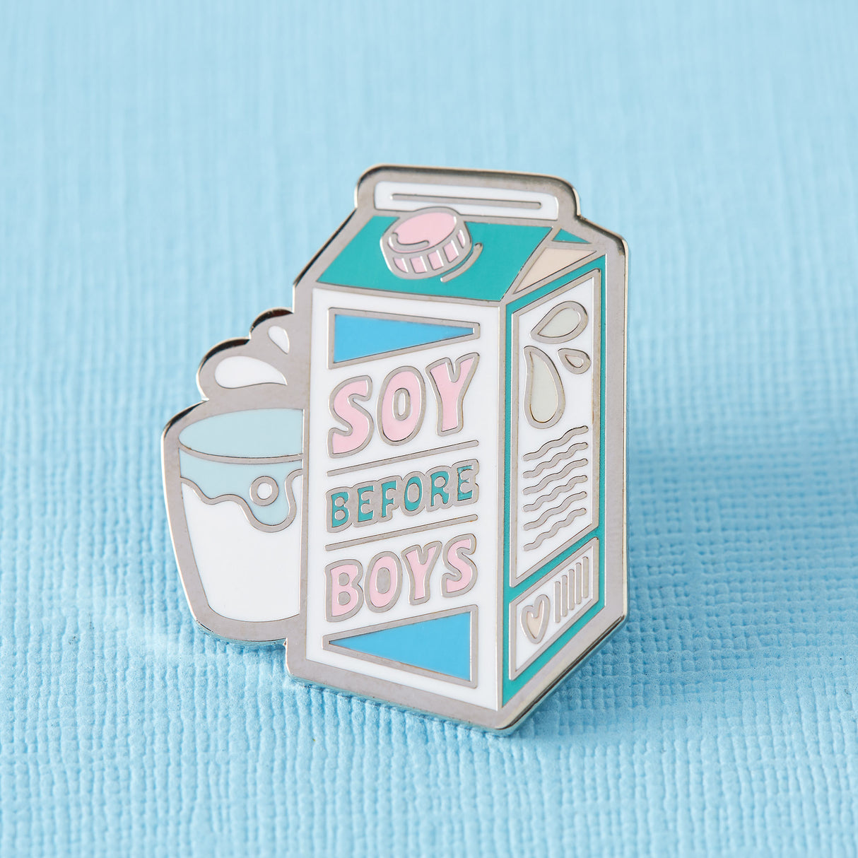 Soy Before Boys Enamel Pin