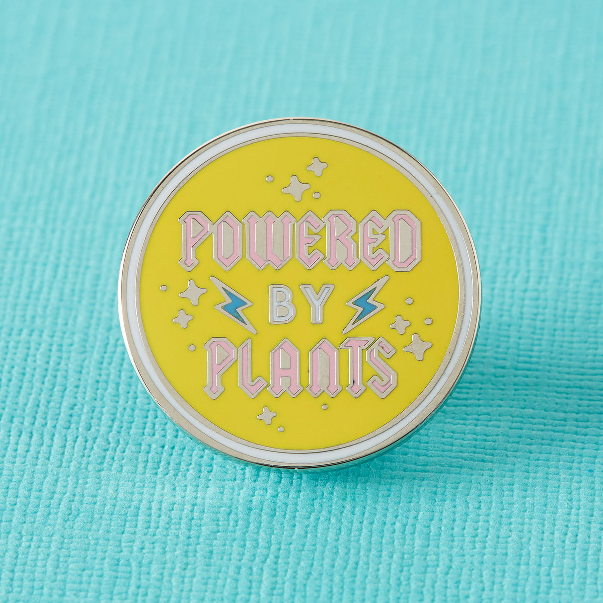 Powered by Plants Enamel Pin