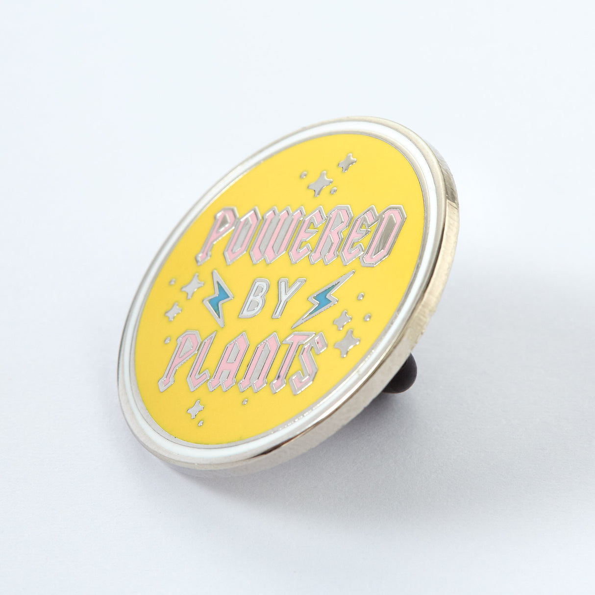 Powered by Plants Enamel Pin