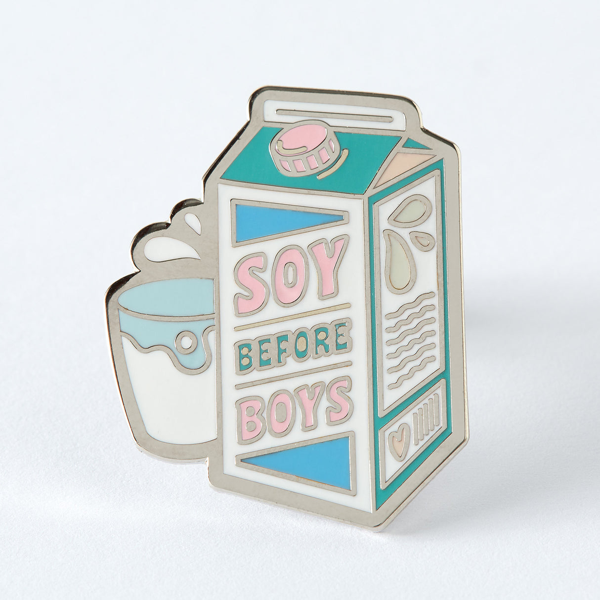 Soy Before Boys Enamel Pin