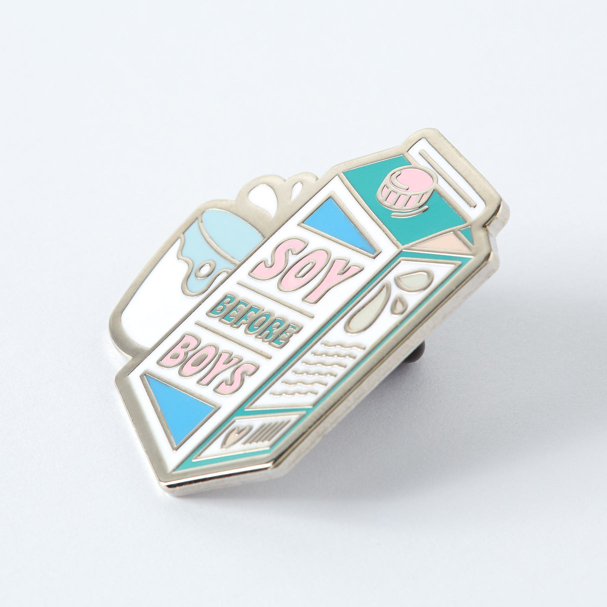 Soy Before Boys Enamel Pin