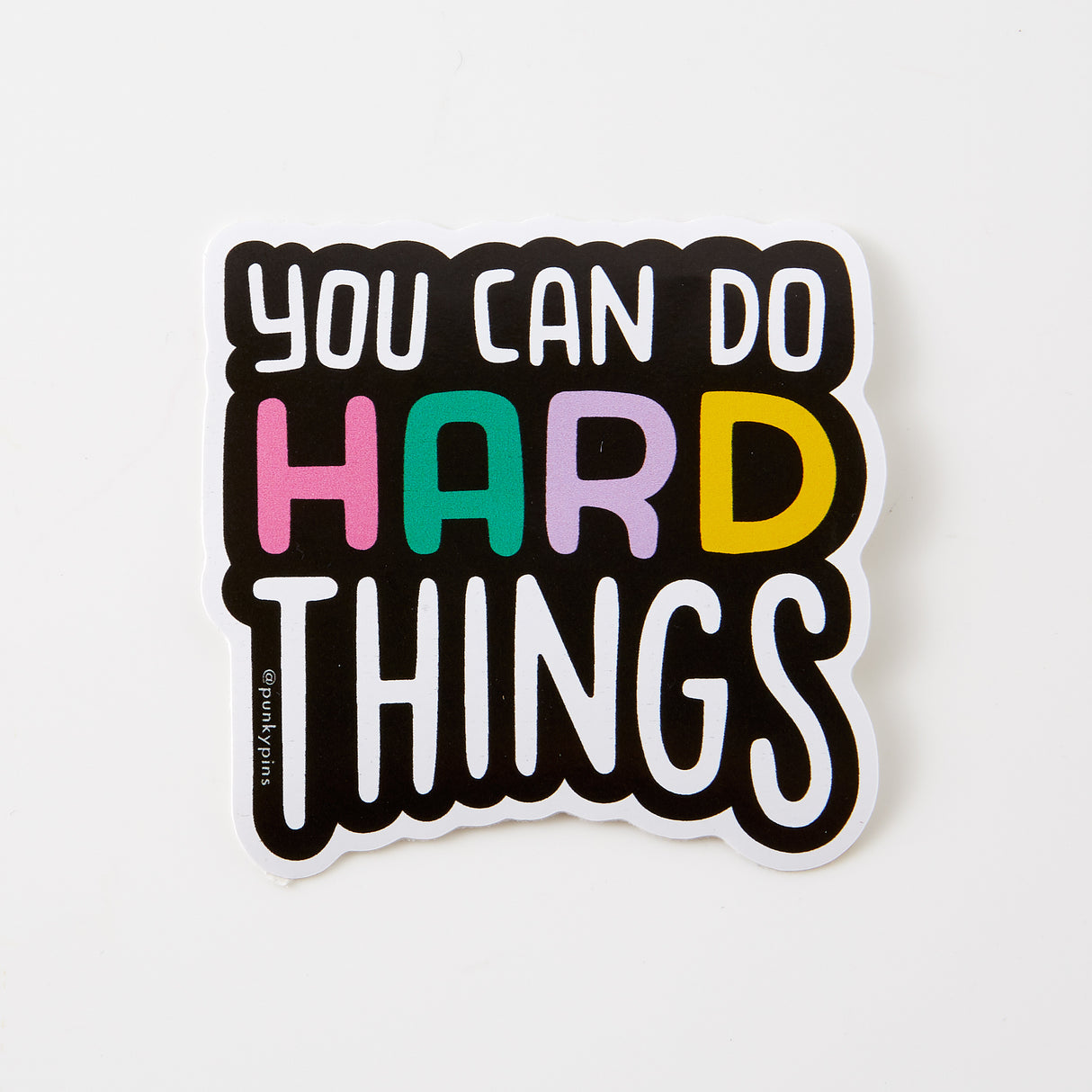 You Can Do Hard Things Vinyl Sticker