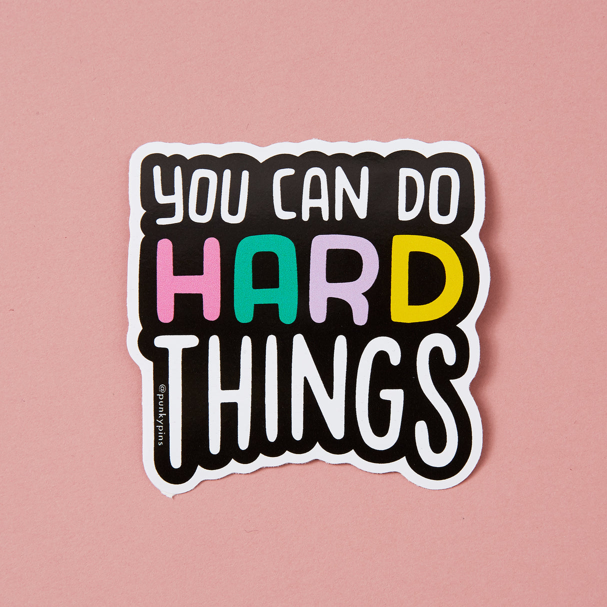 You Can Do Hard Things Vinyl Sticker