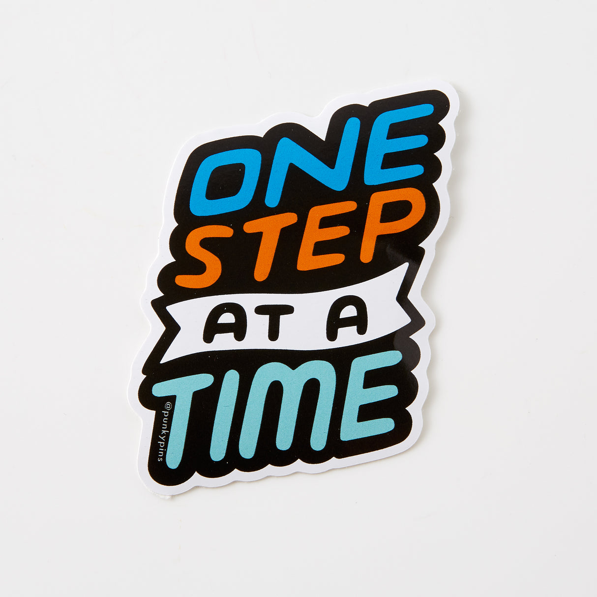 One Step At A Time Vinyl Sticker