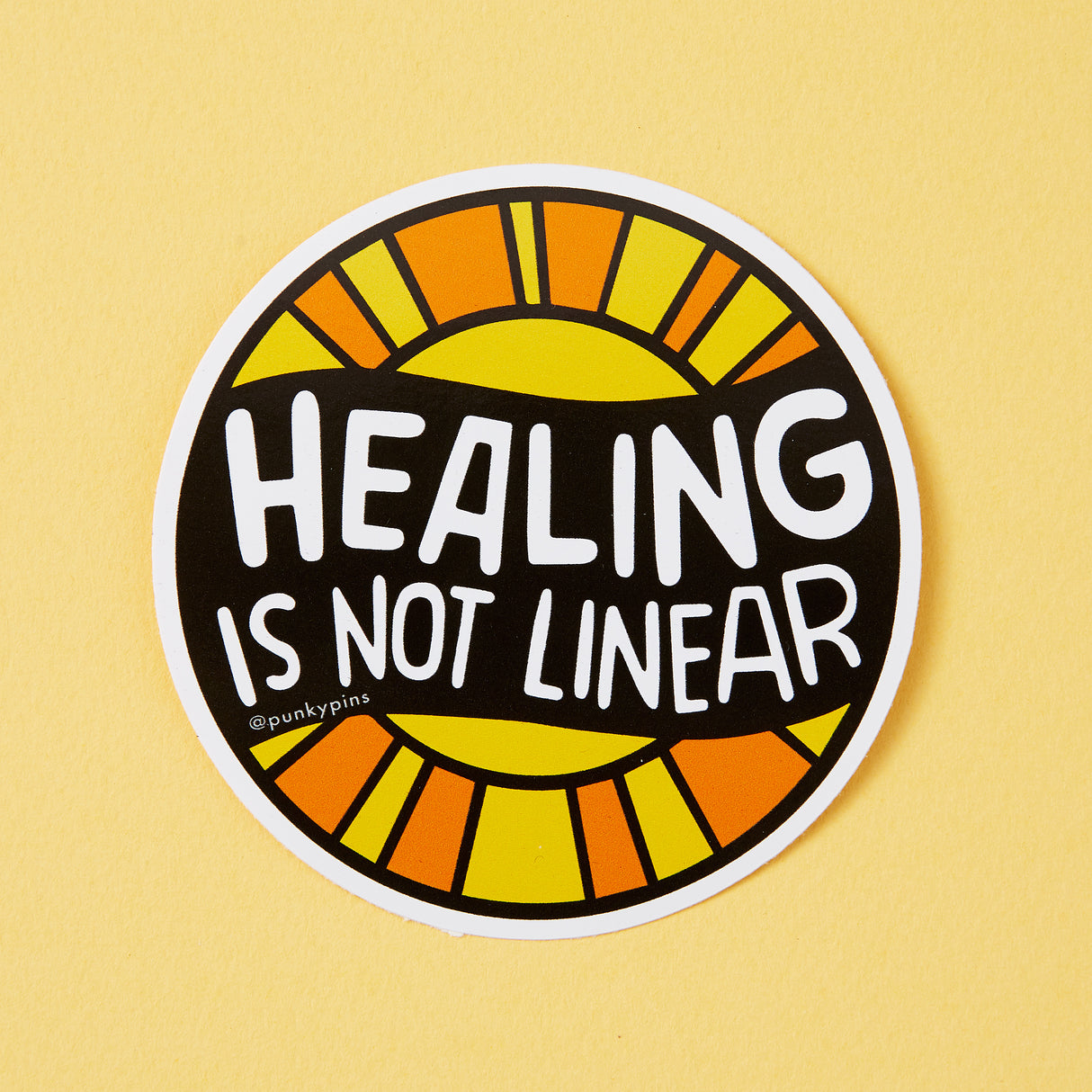 Healing Is Not Linear Vinyl Sticker