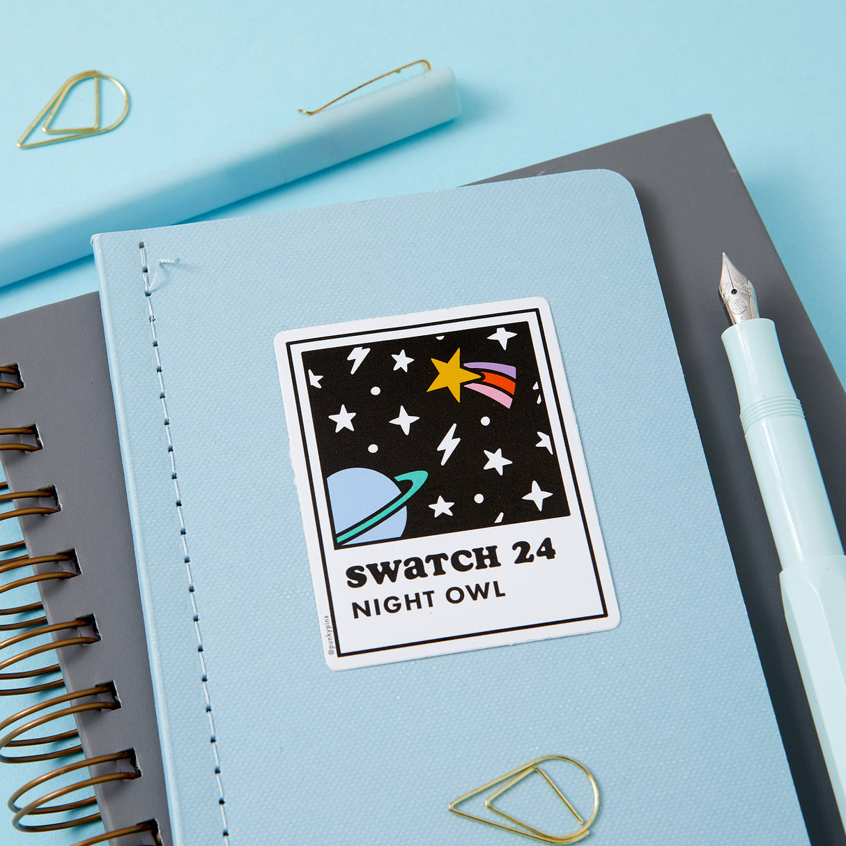 Night Owl Swatch Vinyl Sticker