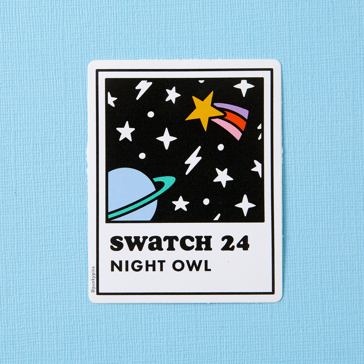 Night Owl Swatch Vinyl Sticker