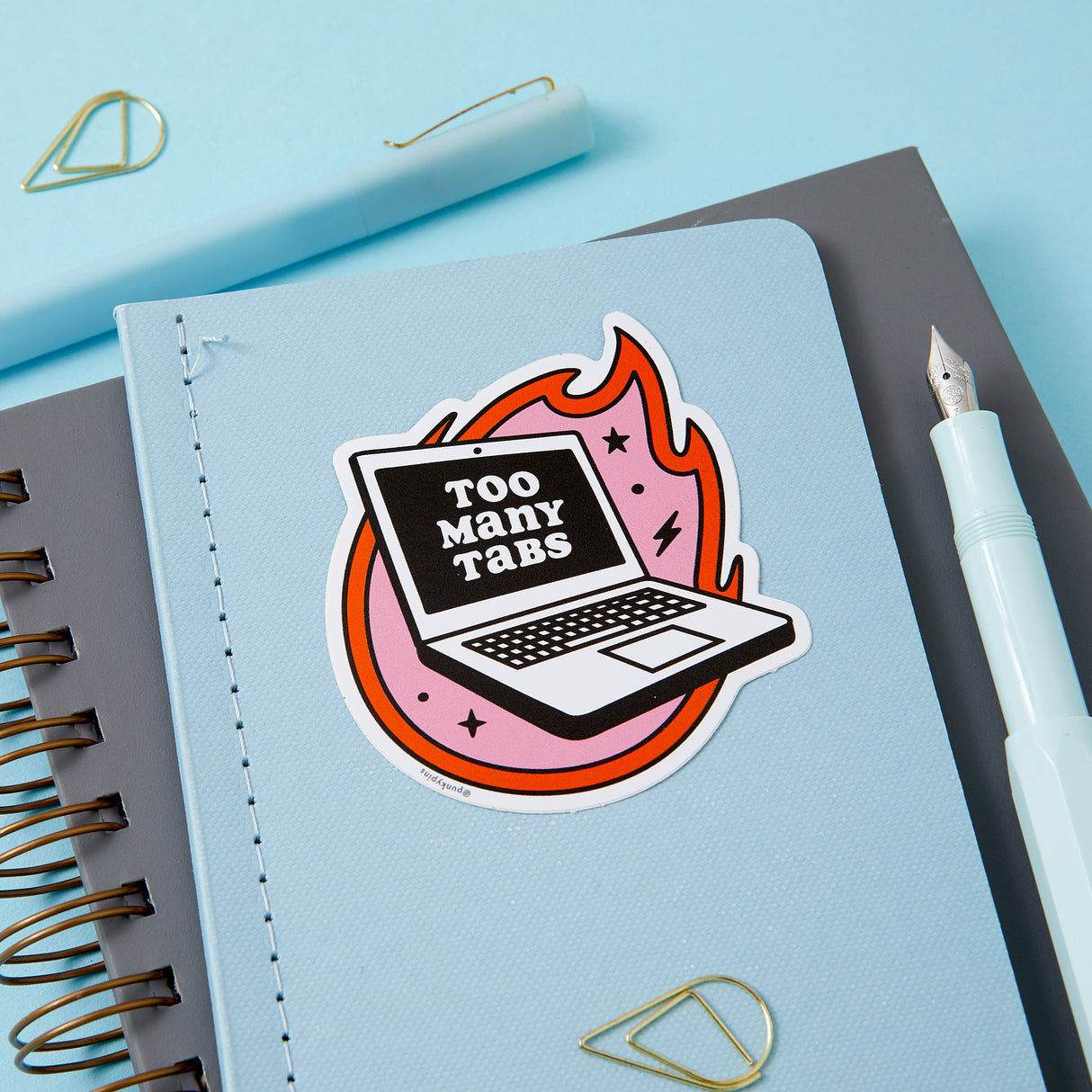 Too many Tabs Vinyl Sticker