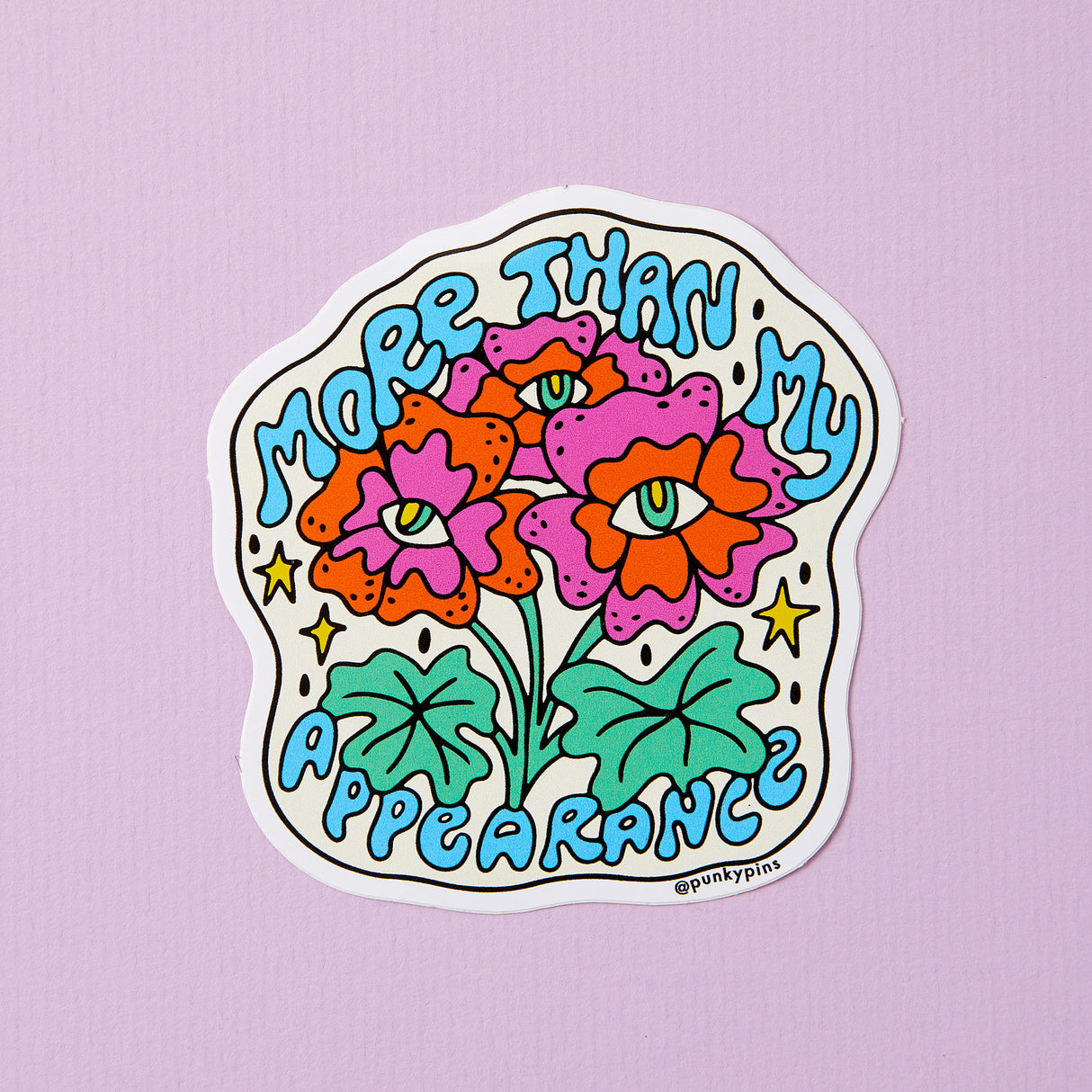 More Than My Appearance Vinyl Sticker