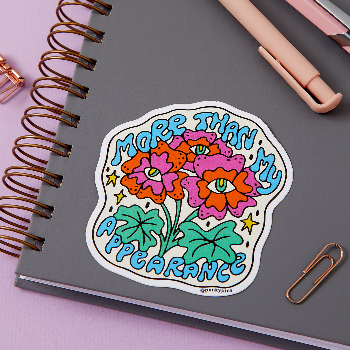 More Than My Appearance Vinyl Sticker