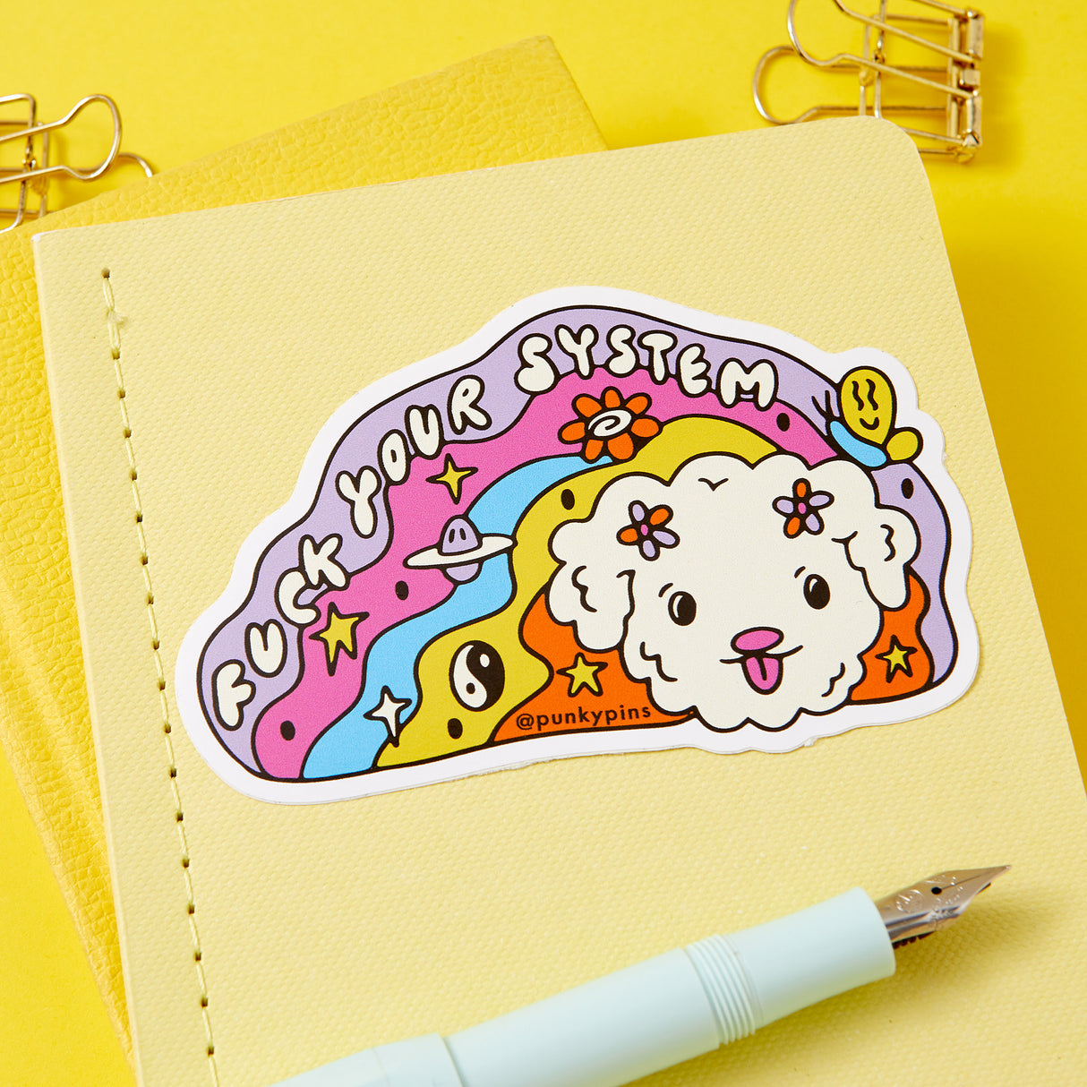 Fuck Your System Vinyl Sticker