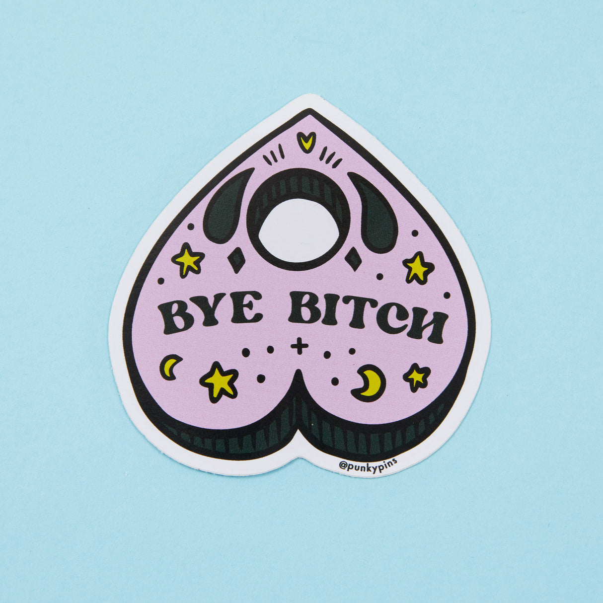 Bye Bitch Planchette Vinyl Sticker